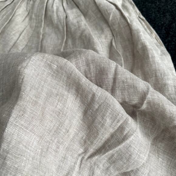 NWT Quince Beige Linen Fit&Flare Sundress Size S - Picture 11 of 16
